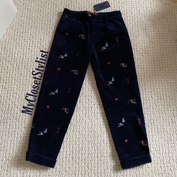 Scotch & Soda Other - SCOTCH&SODA Embroidered Corduroy GQ Pants NWT31 34